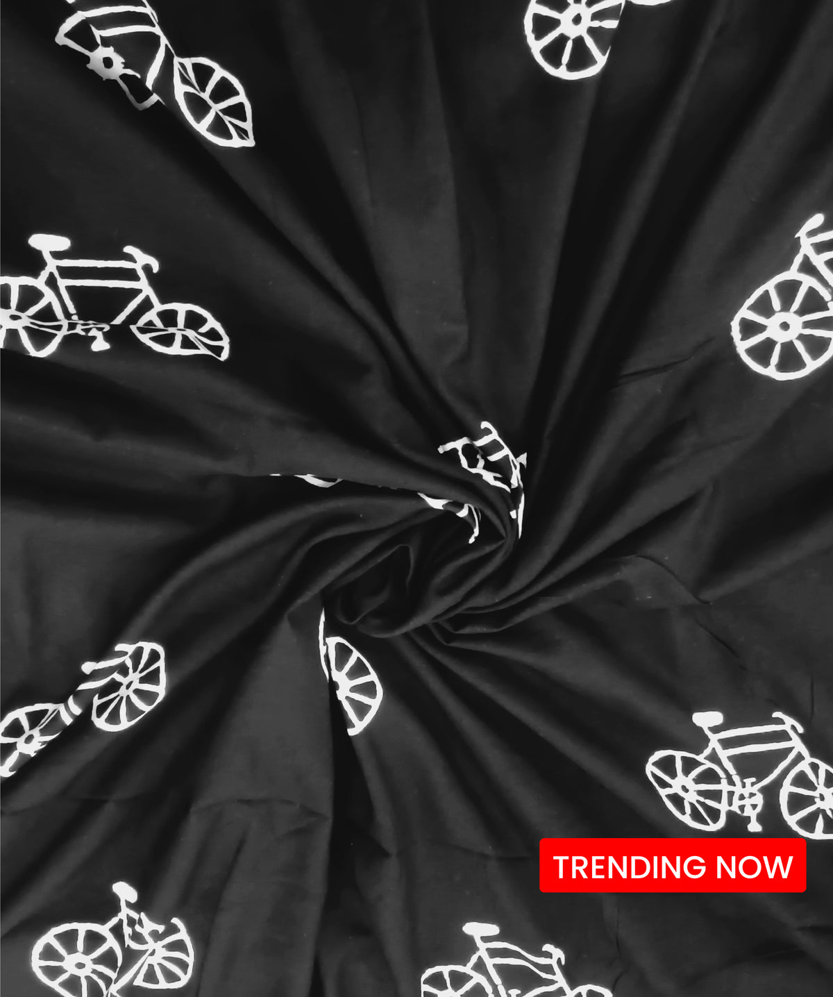 Jaipur Cotton Cycle Print Fabric | 🎉 Onam Festival Special Offer: Flat ₹20 discount per meter